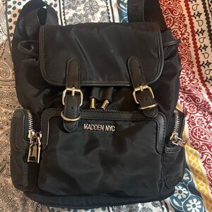 Madden NYC Black Mini Backpack
